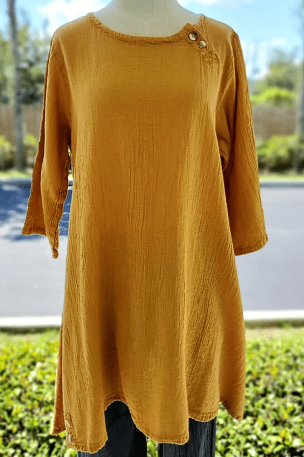 The Kim- A New Top with Offset Button Detailing,Women Wear
