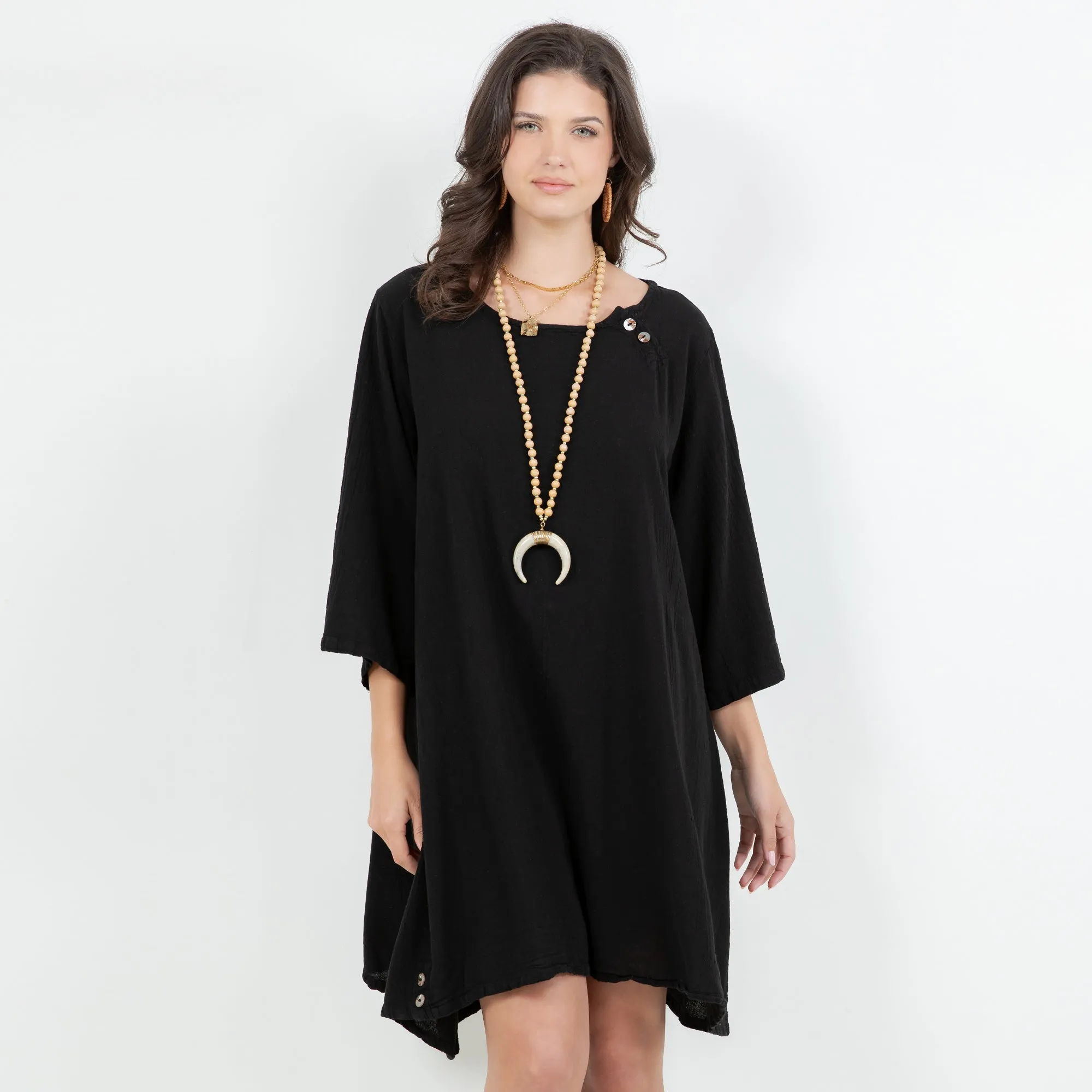 The Kim- A New Top with Offset Button Detailing,Women Wear