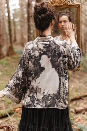 The Looking Glass Cropped Bamboo Kimono Cardigan,Women Wear