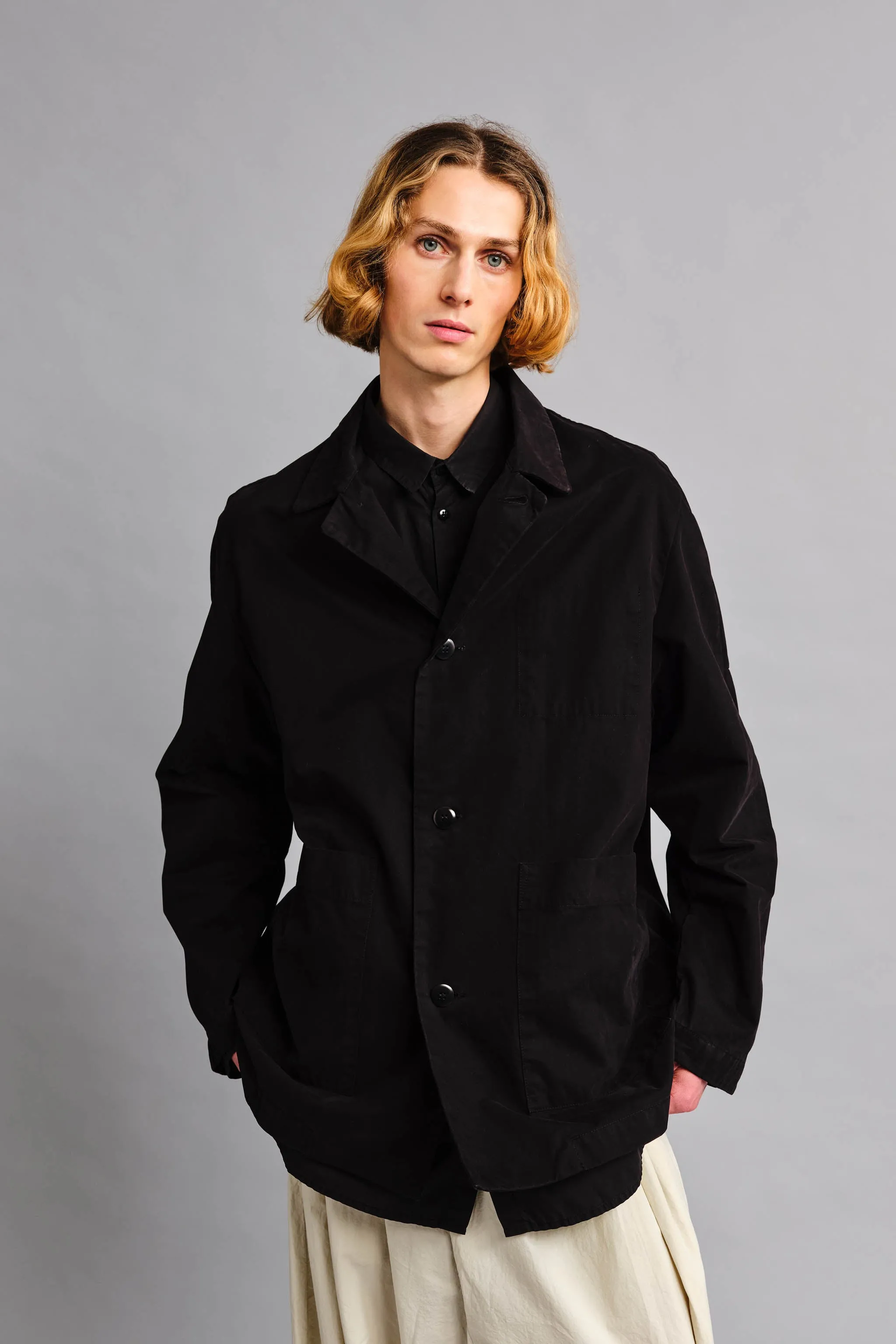 THE MECHANIC JACKET / WORK TWILL FLINT,Men Wear