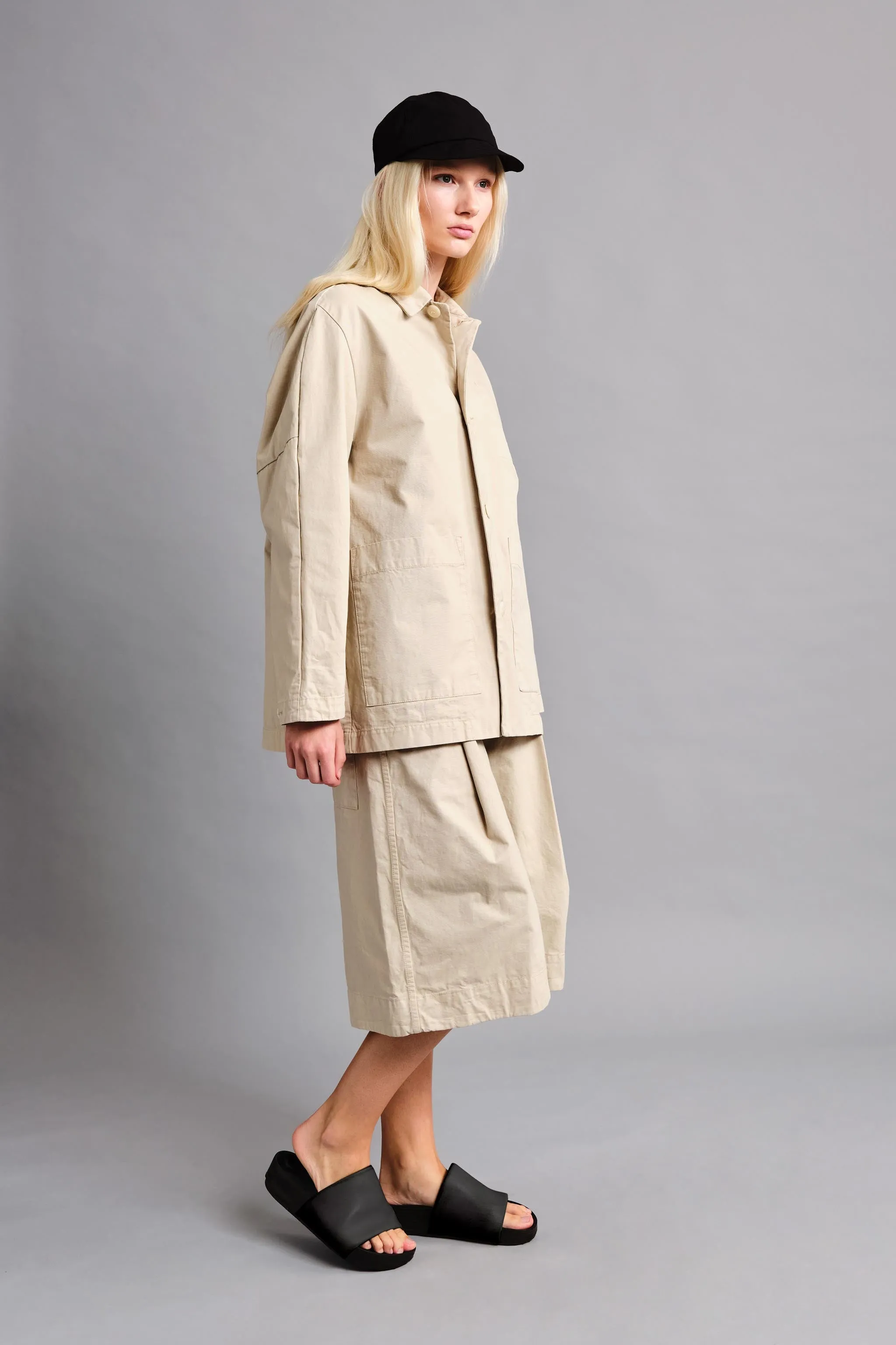 THE MECHANIC JACKET / WORK TWILL PORRIDGE,Men Wear