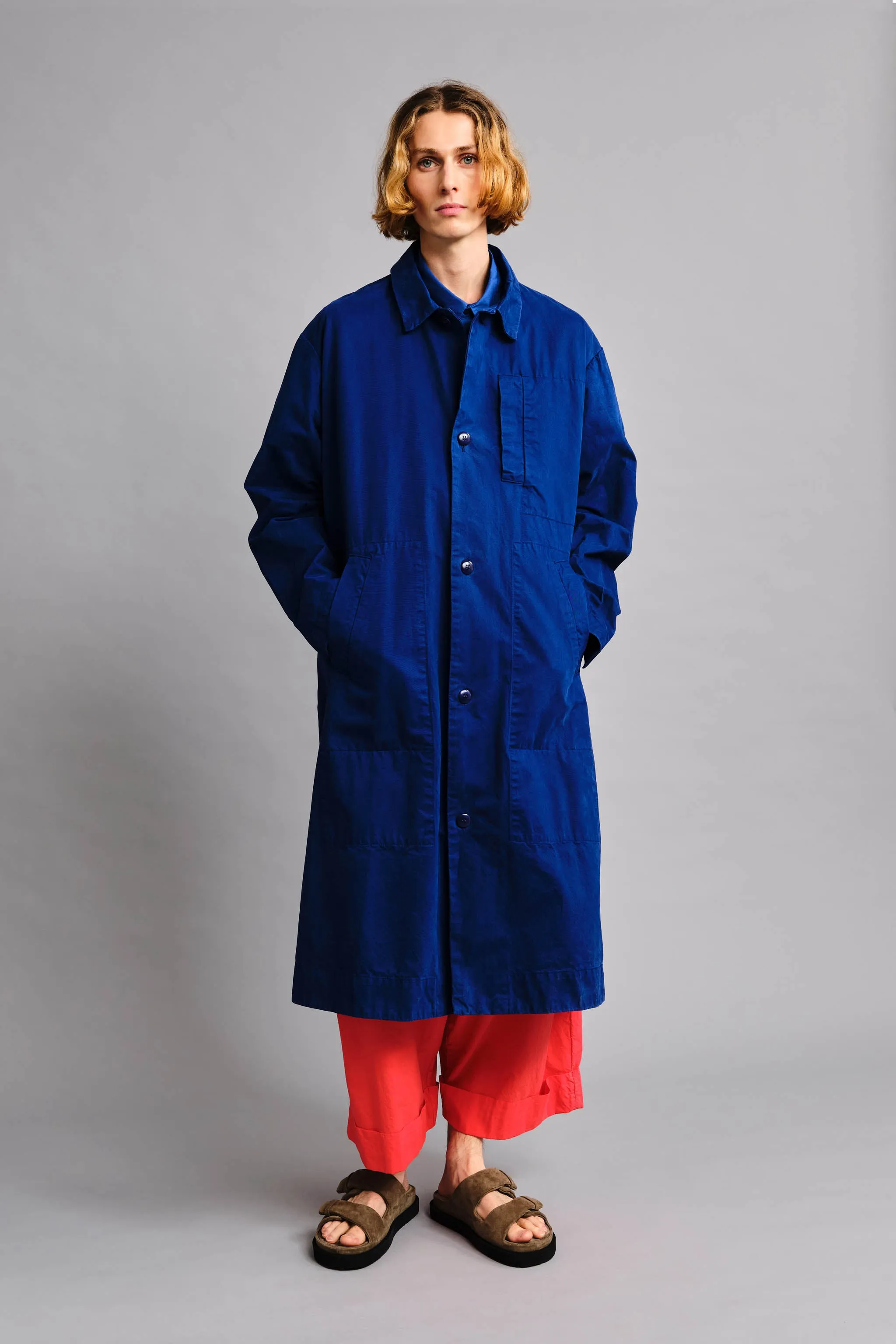 THE MESSENGER COAT / WORK TWILL APRON,Men Wear