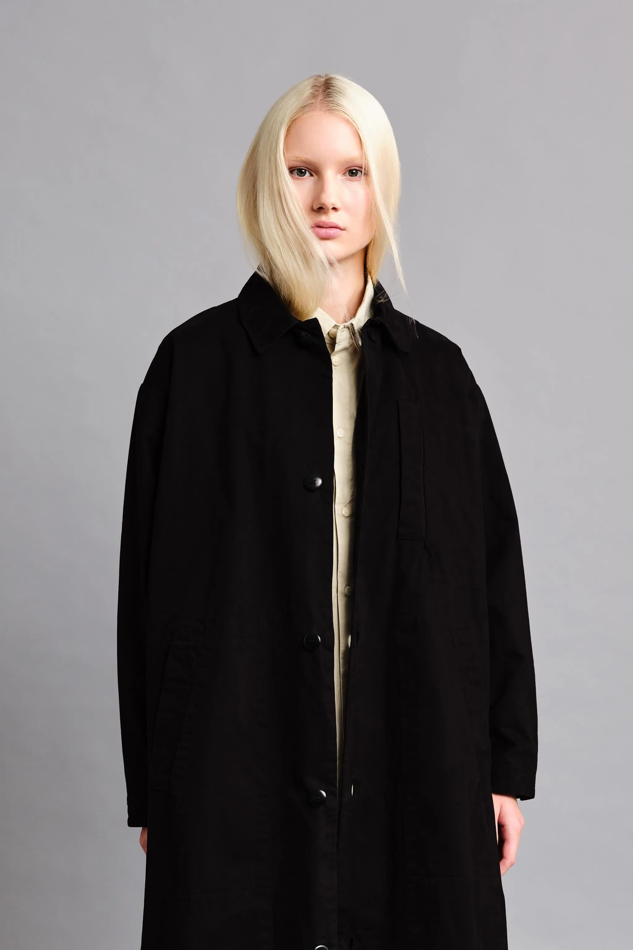 THE MESSENGER COAT / WORK TWILL FLINT,Men Wear