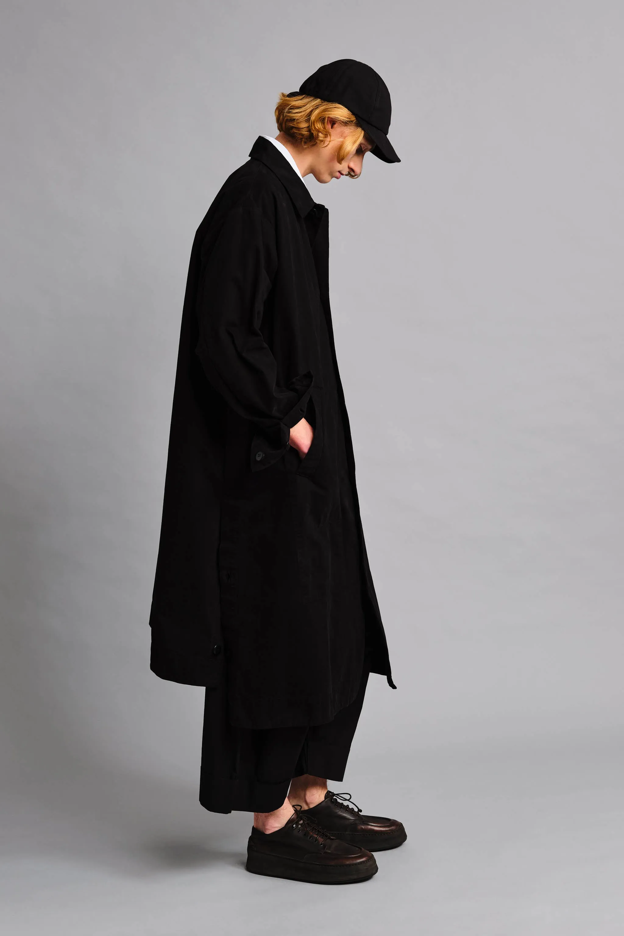 THE MESSENGER COAT / WORK TWILL FLINT,Men Wear
