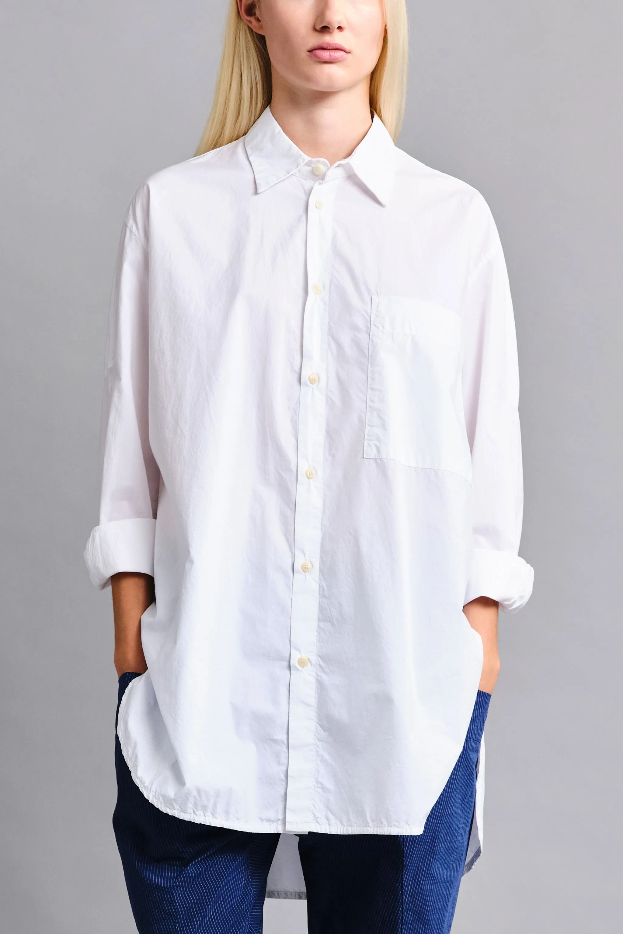 THE PAINTER SHIRT / POPLIN CHALK,Men Wear