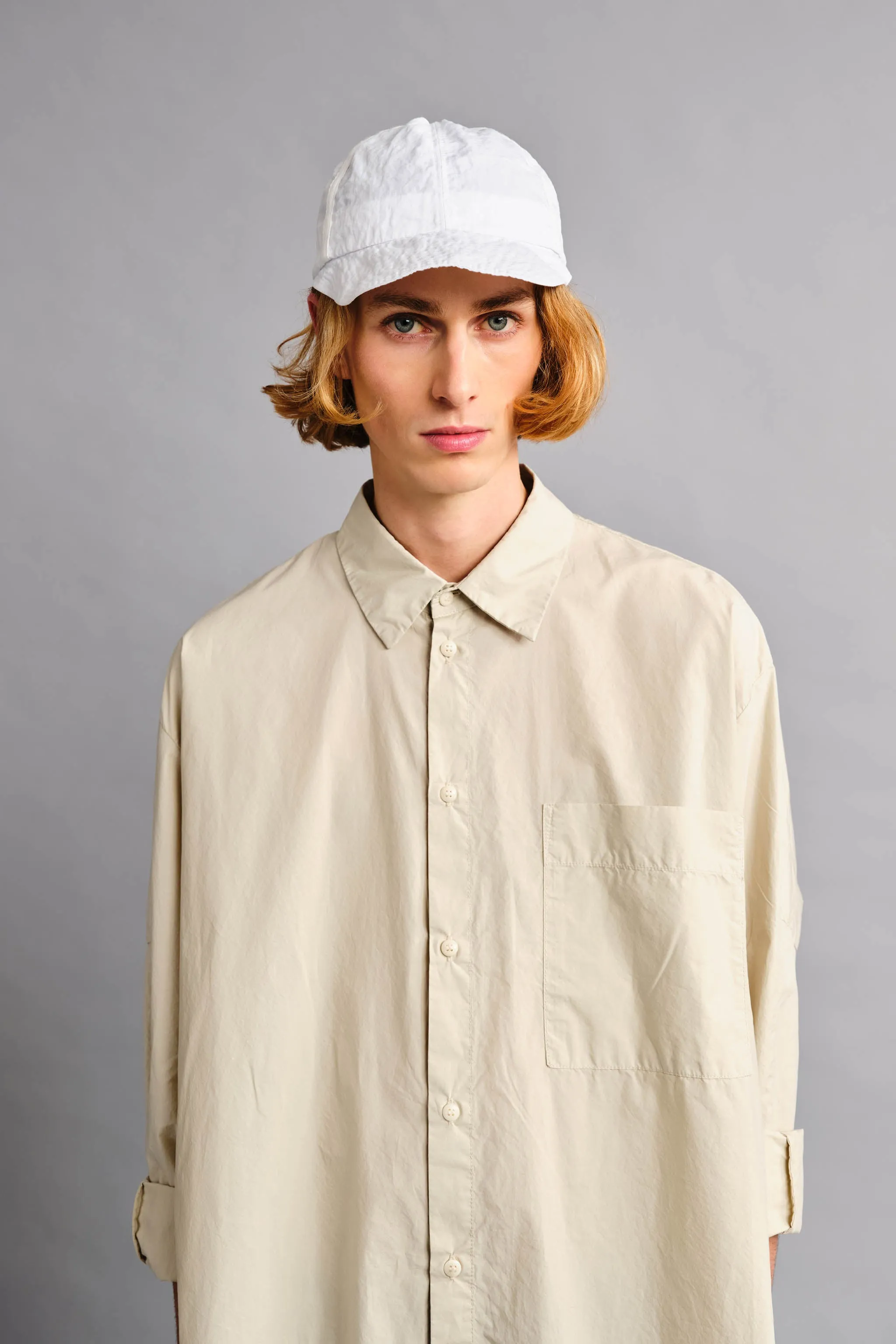 THE PAINTER SHIRT / POPLIN PORRIDGE,Men Wear