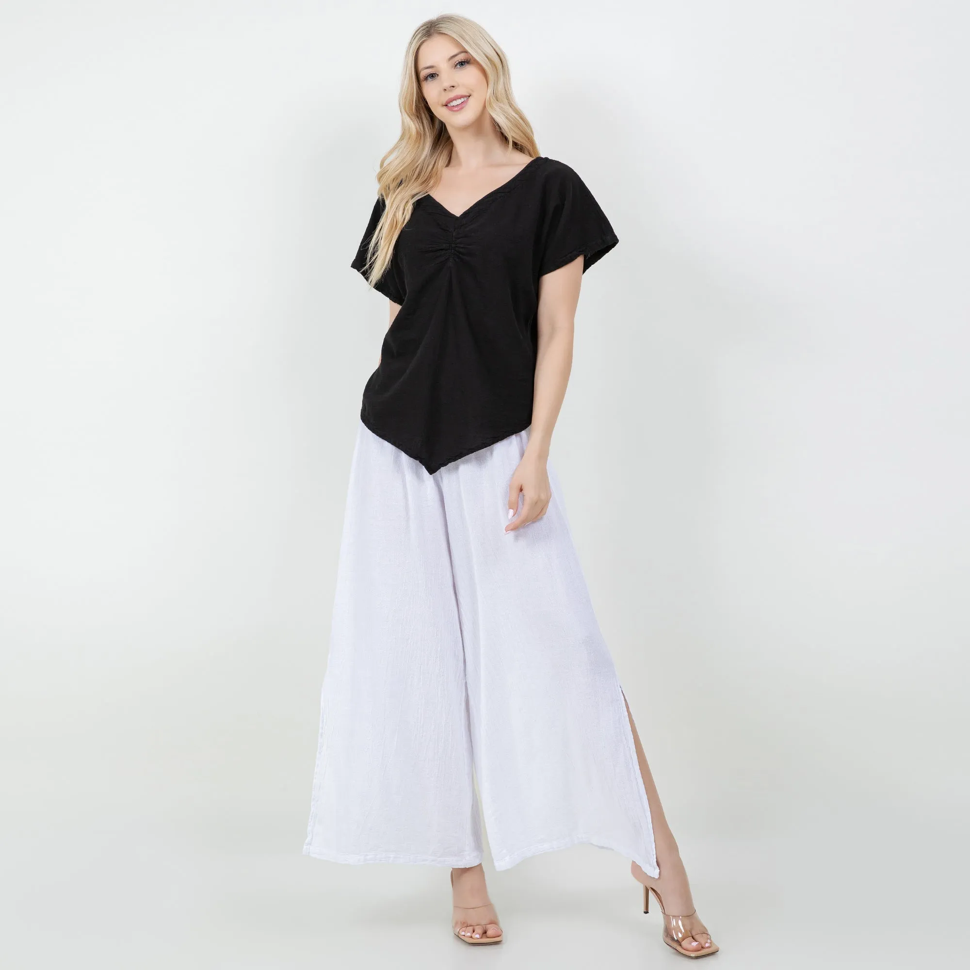 The "Linda" is a Ruched Cottonways Classic,Women Wear