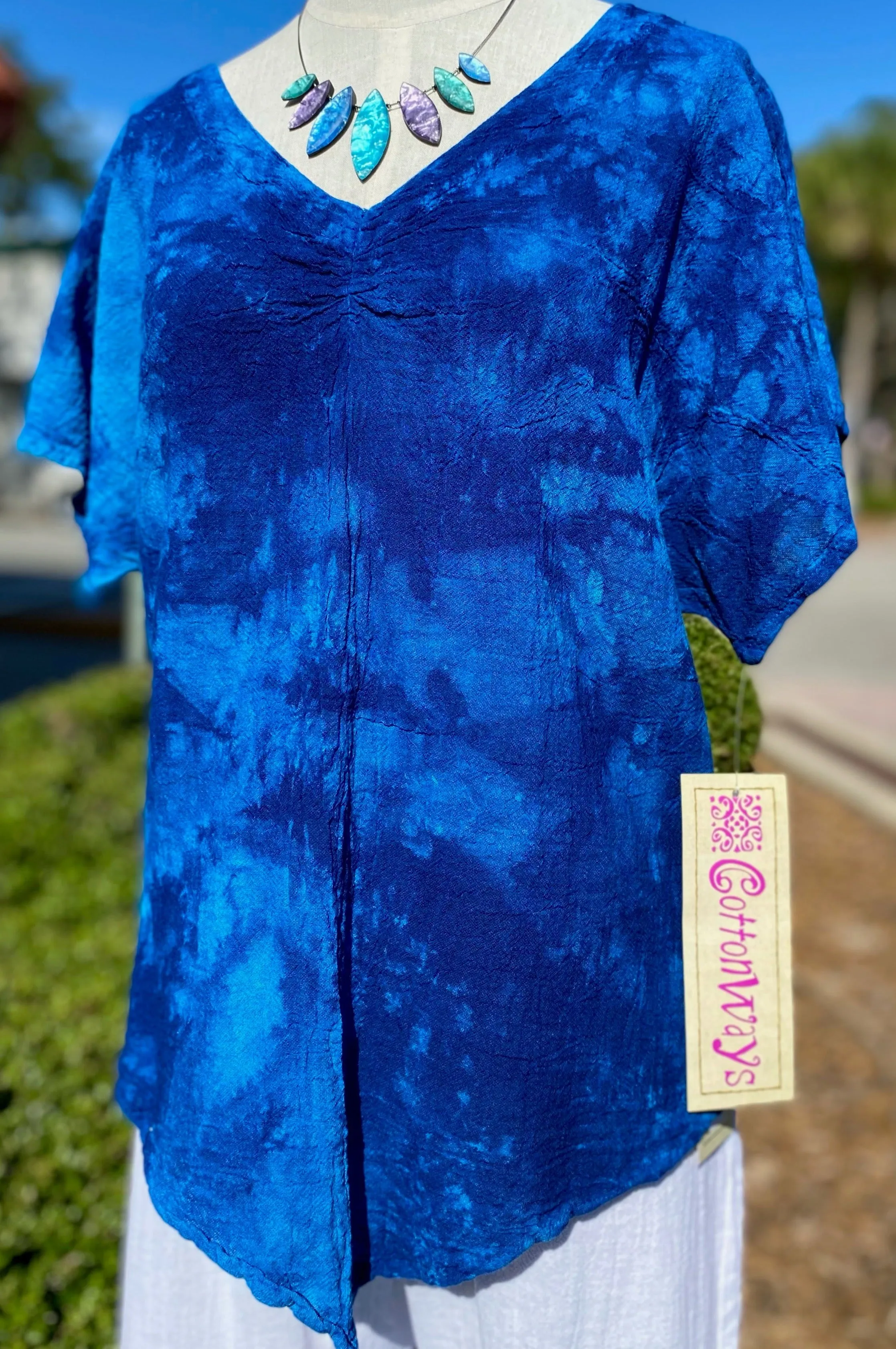 The "Linda" is a Ruched Cottonways Classic,Women Wear