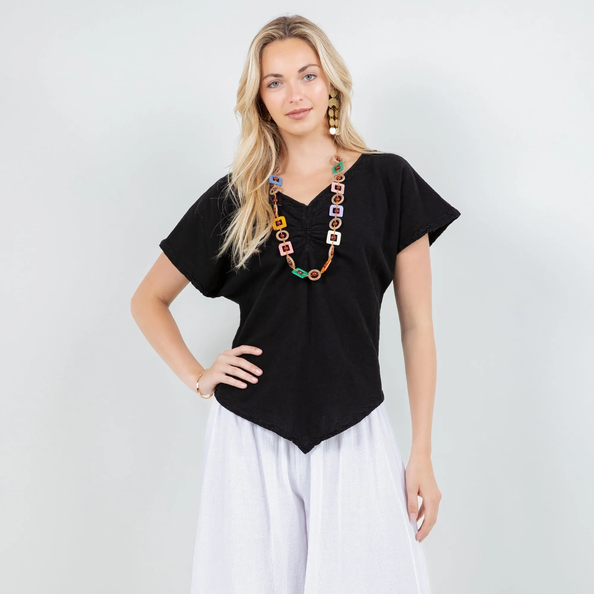 The "Linda" is a Ruched Cottonways Classic,Women Wear