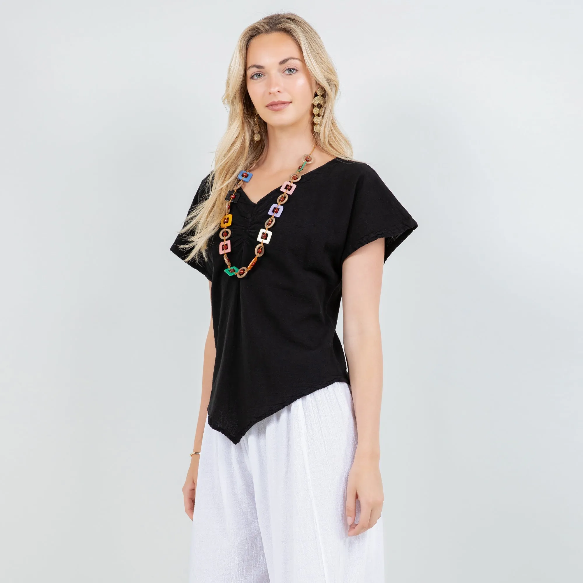 The "Linda" is a Ruched Cottonways Classic,Women Wear