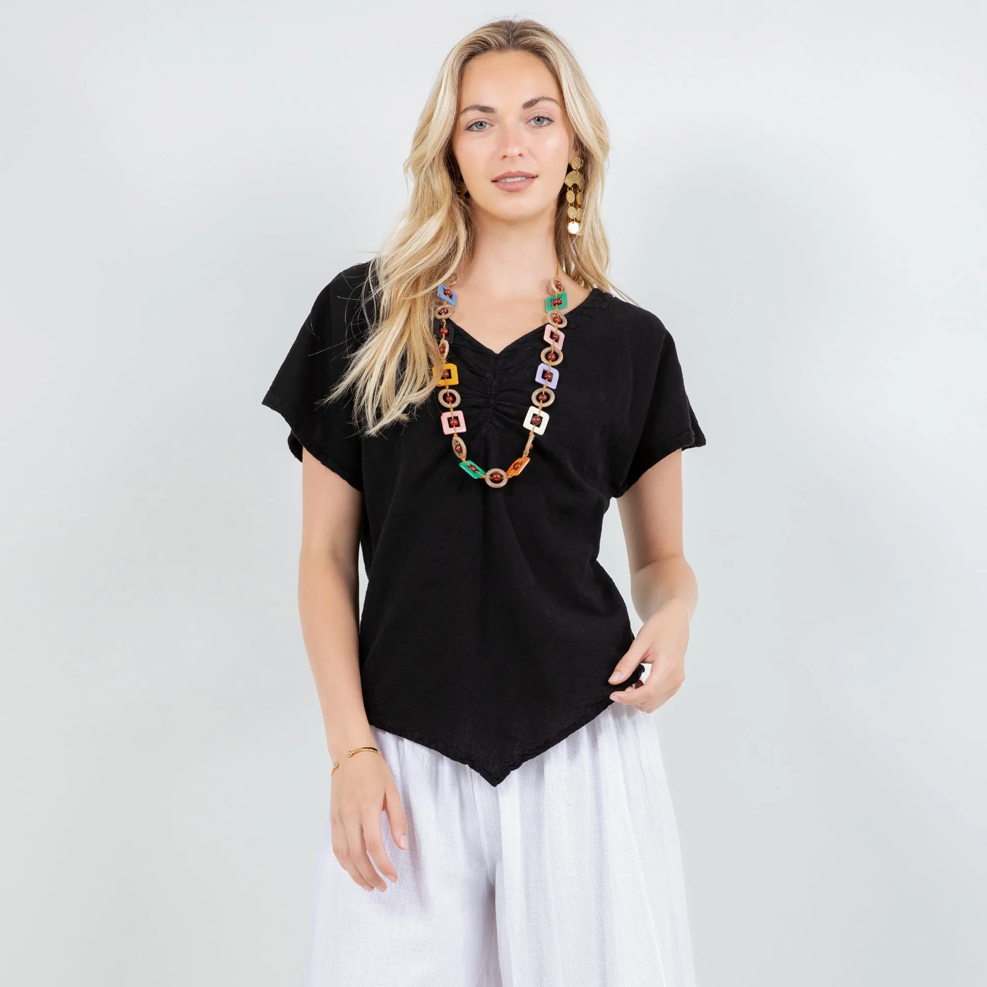 The "Linda" is a Ruched Cottonways Classic,Women Wear