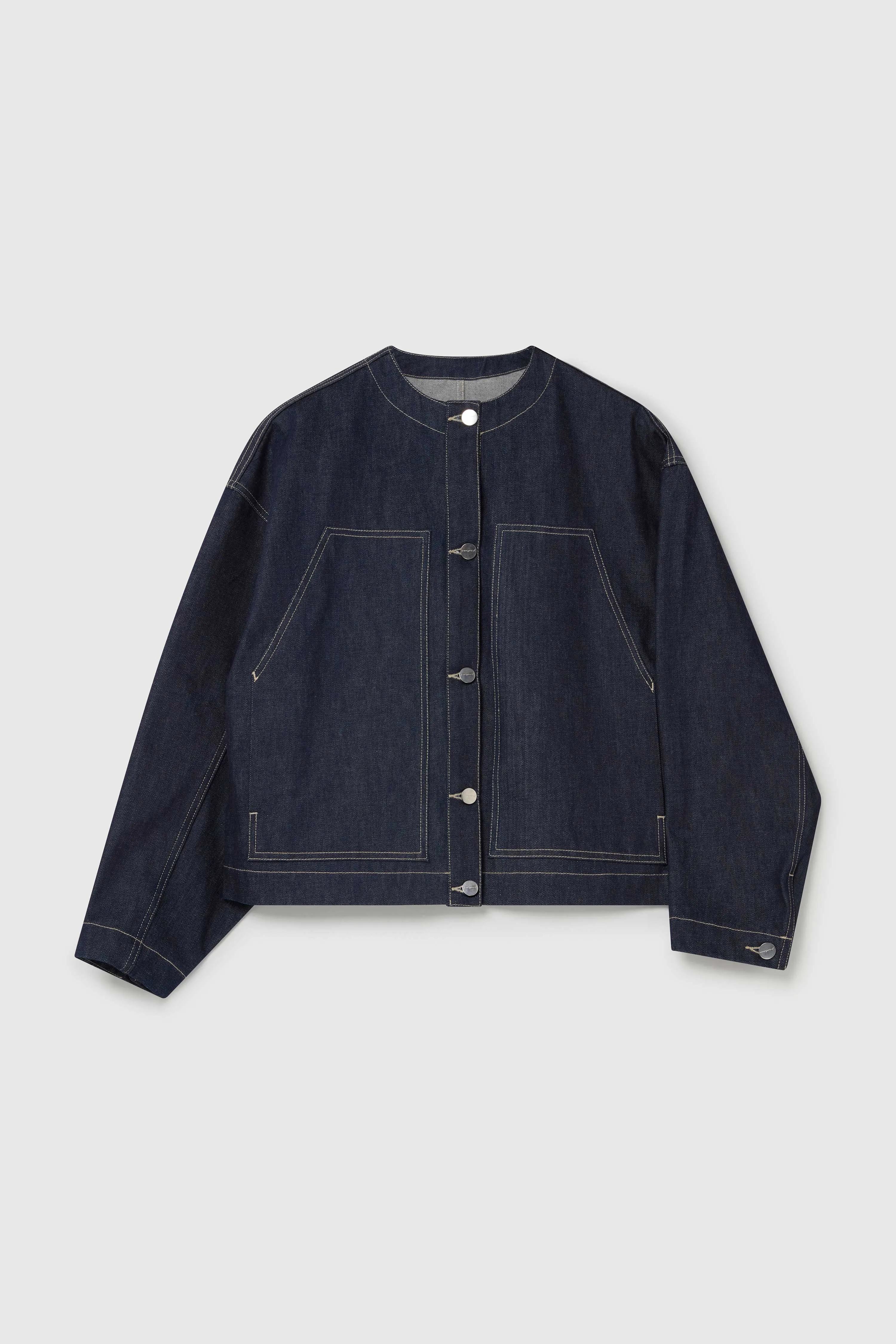 THE SKIPPER JACKET / ORGANIC DENIM INDIGO,Men Wear
