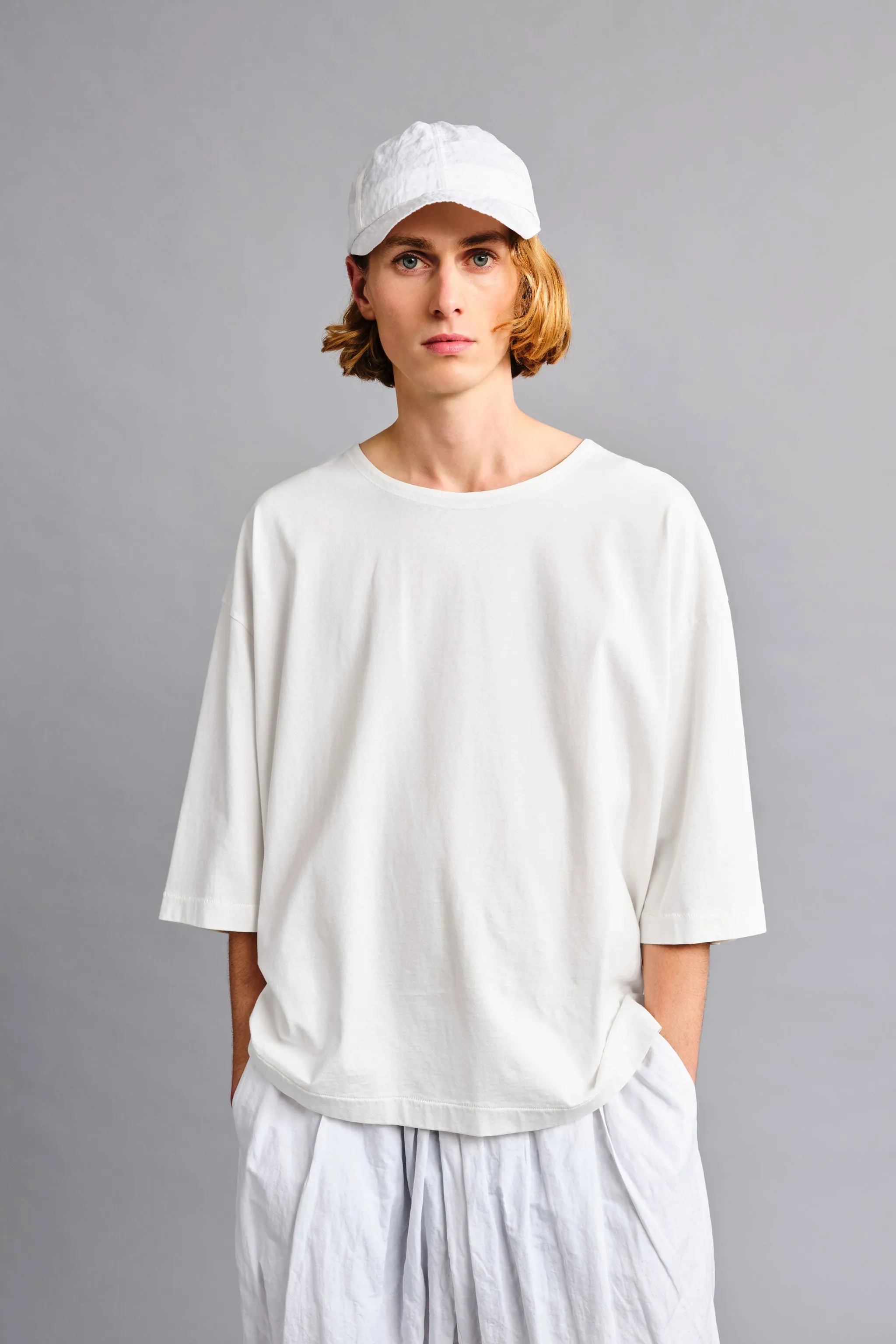 THE TAPPER T SHIRT / LW JERSEY CHALK,Men Wear