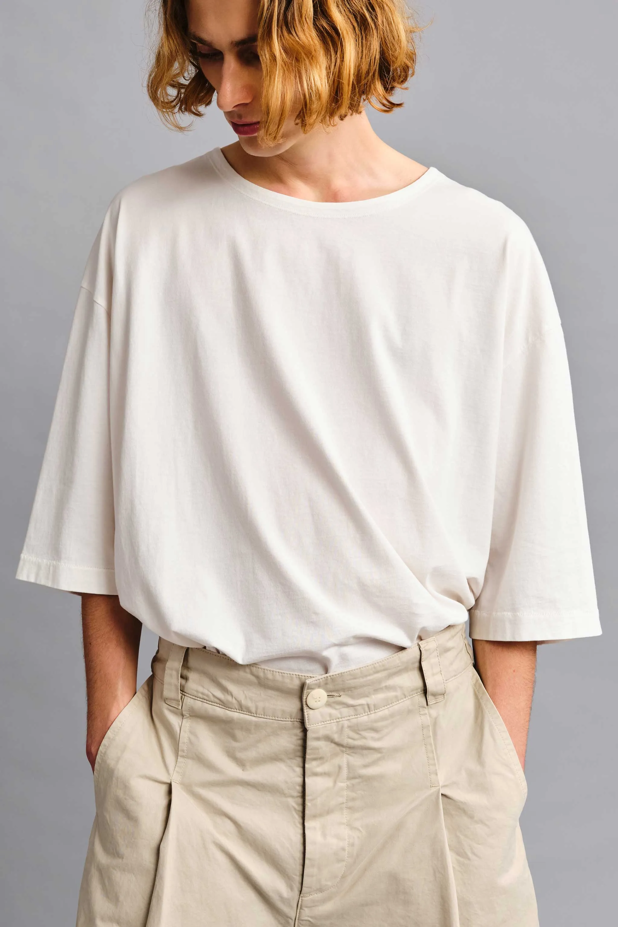 THE TAPPER T SHIRT / LW JERSEY RAW,Men Wear
