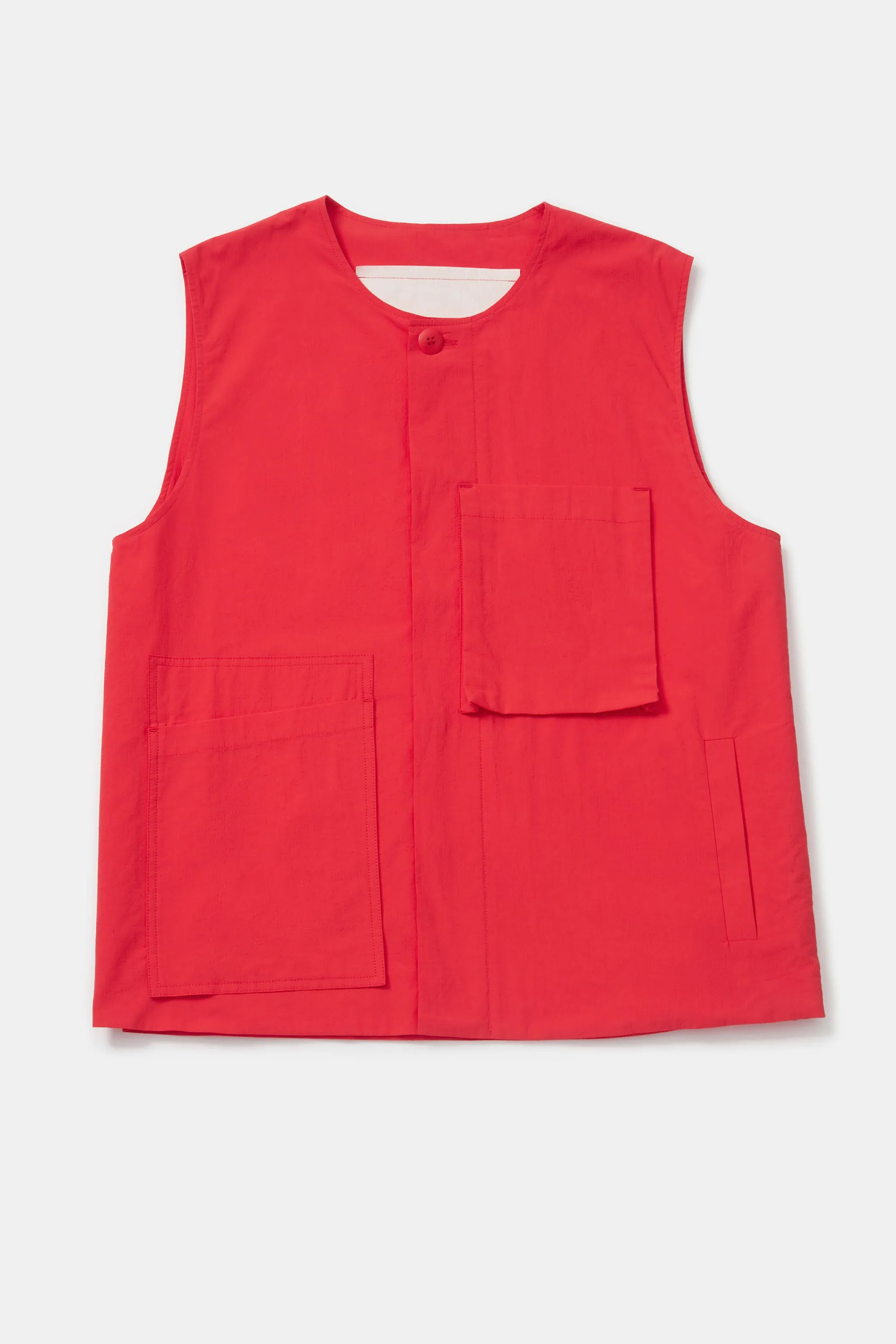 THE TINKER GILET / FINE RIPSTOP COTTON JAM,Men Wear
