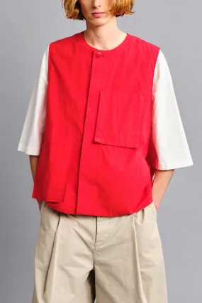 THE TINKER GILET / FINE RIPSTOP COTTON JAM,Men Wear