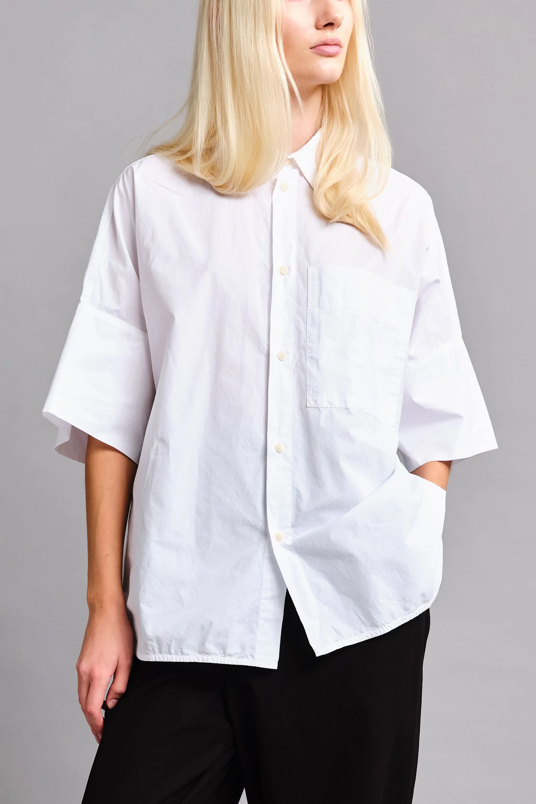 THE TINKER SHIRT / POPLIN CHALK,Men Wear