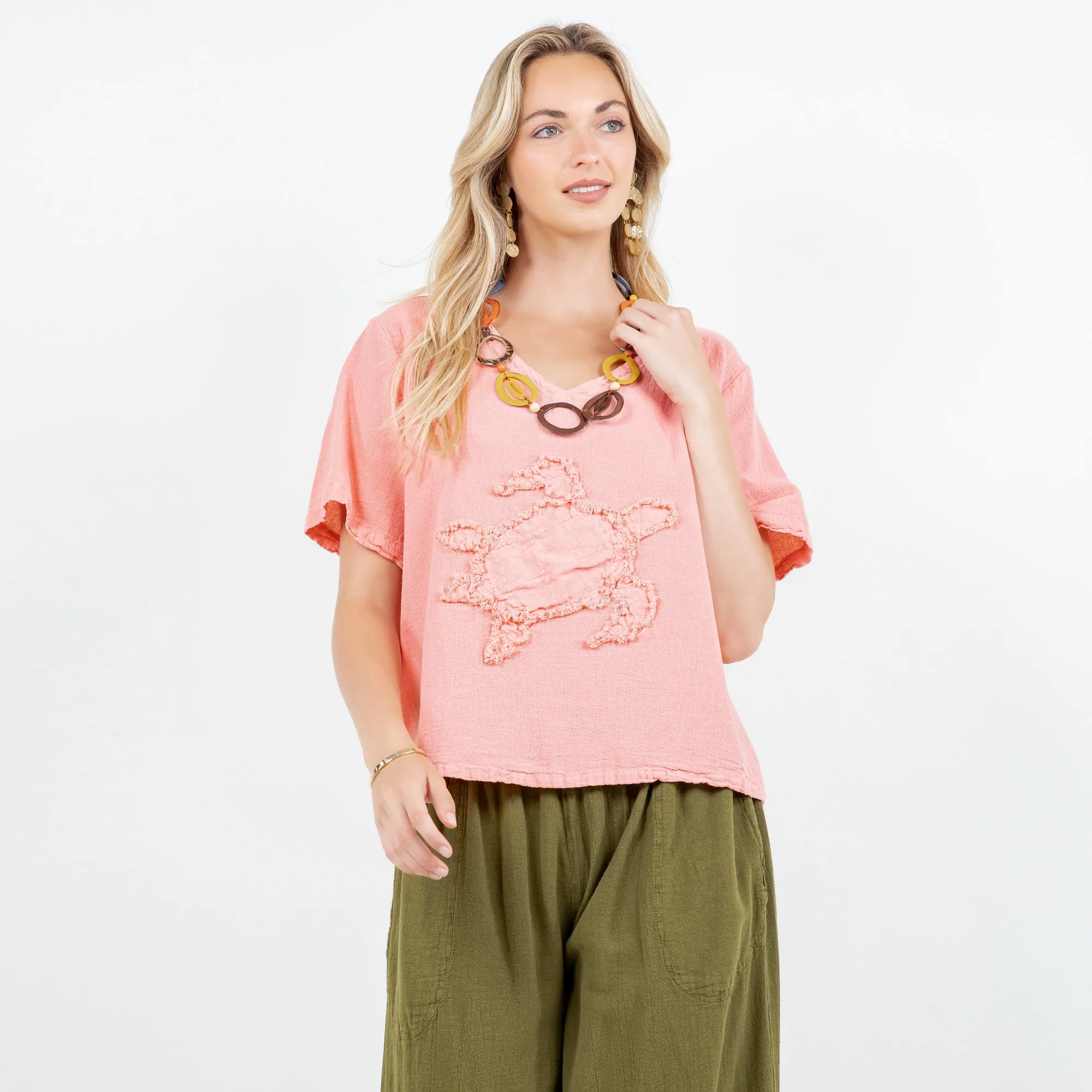 Turtle Top - 100% Cotton Gauze!,Women Wear