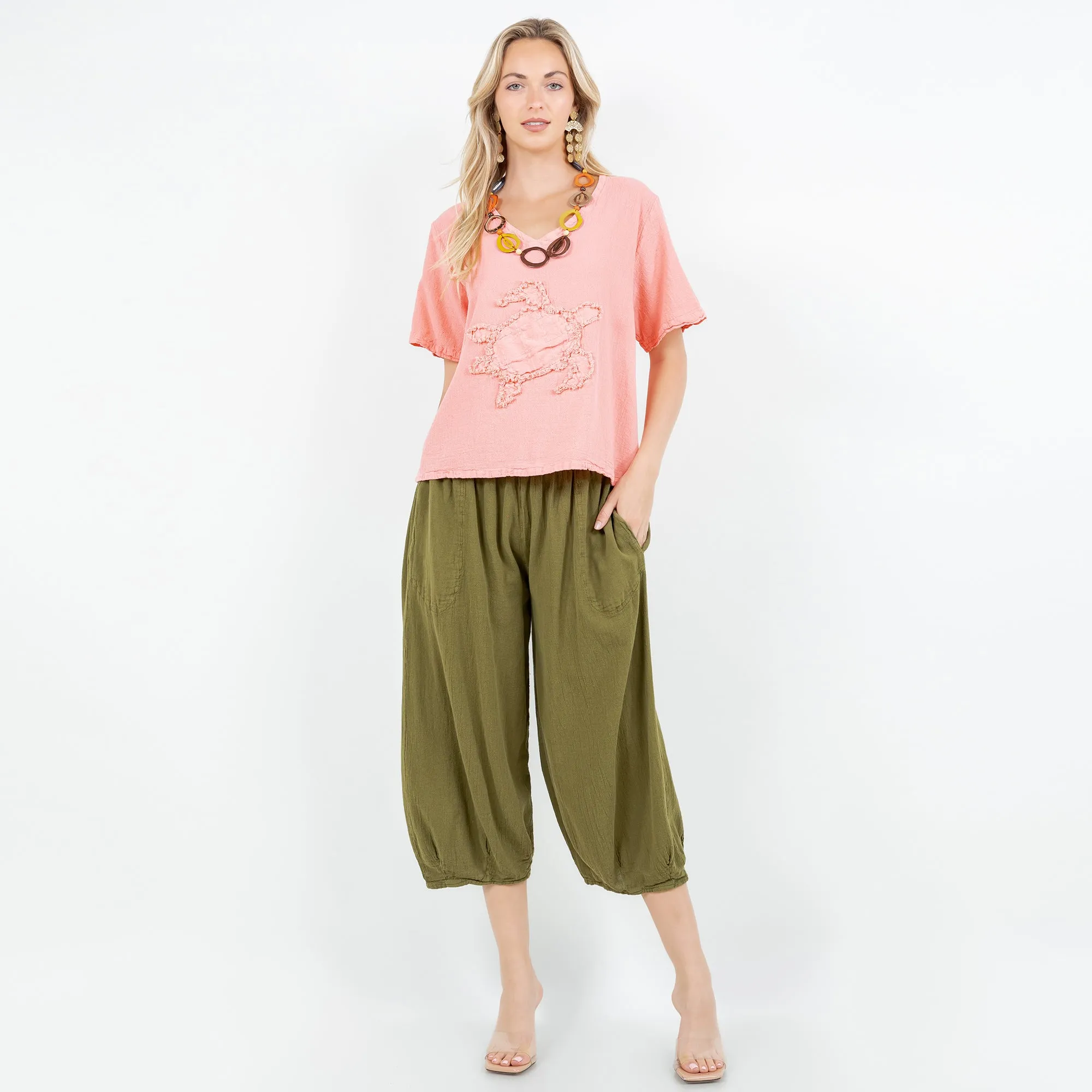 Turtle Top - 100% Cotton Gauze!,Women Wear