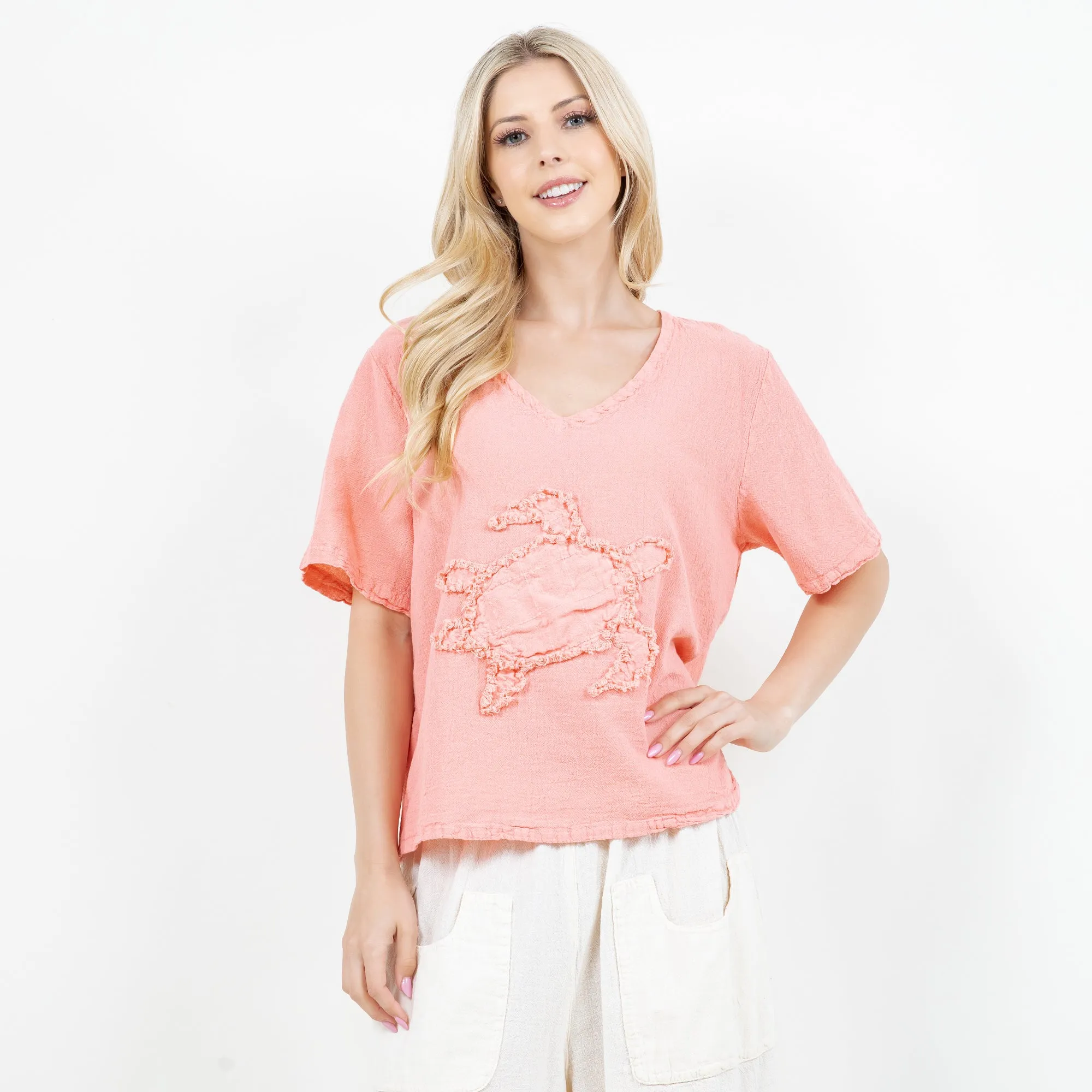 Turtle Top - 100% Cotton Gauze!,Women Wear