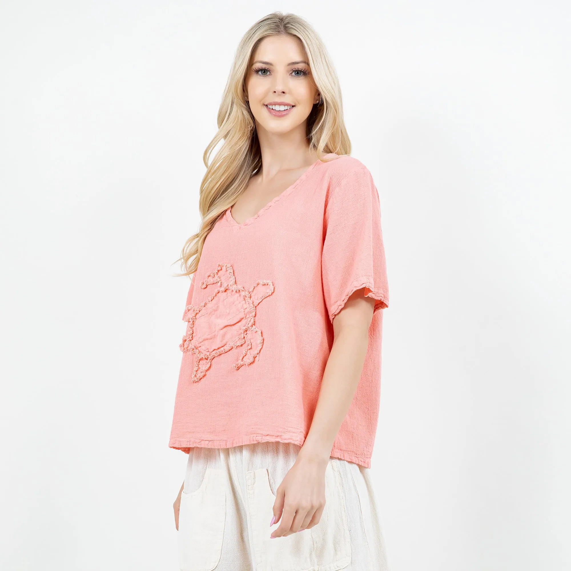 Turtle Top - 100% Cotton Gauze!,Women Wear