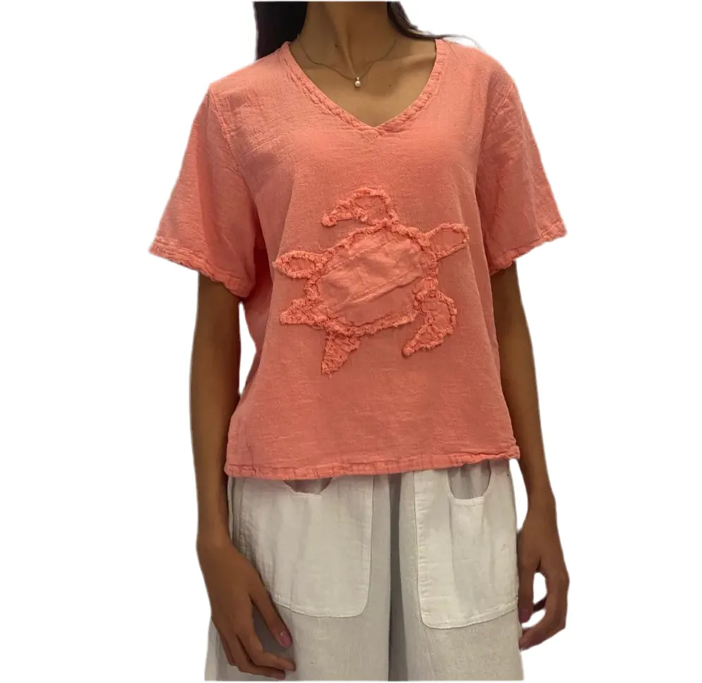 Turtle Top - 100% Cotton Gauze!,Women Wear