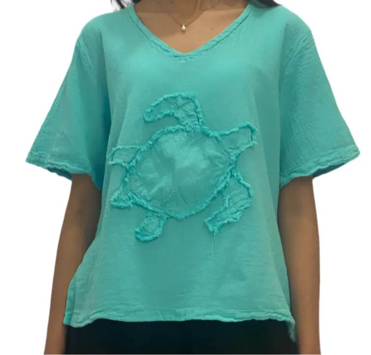 Turtle Top - 100% Cotton Gauze!,Women Wear