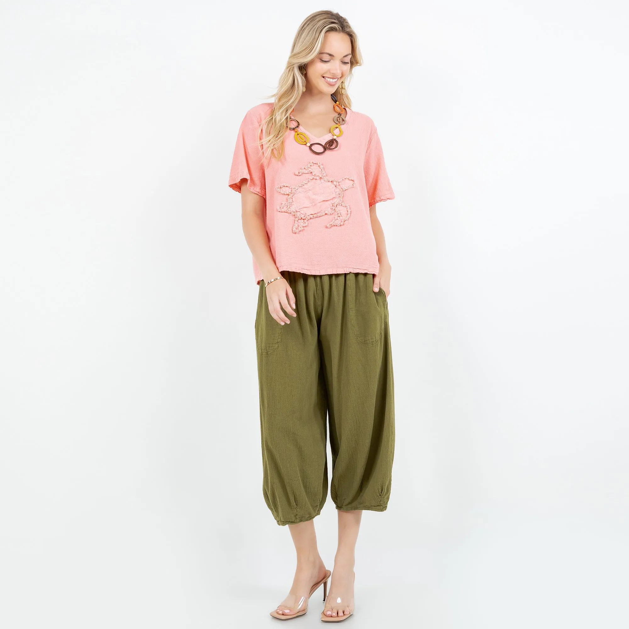 Turtle Top - 100% Cotton Gauze!,Women Wear