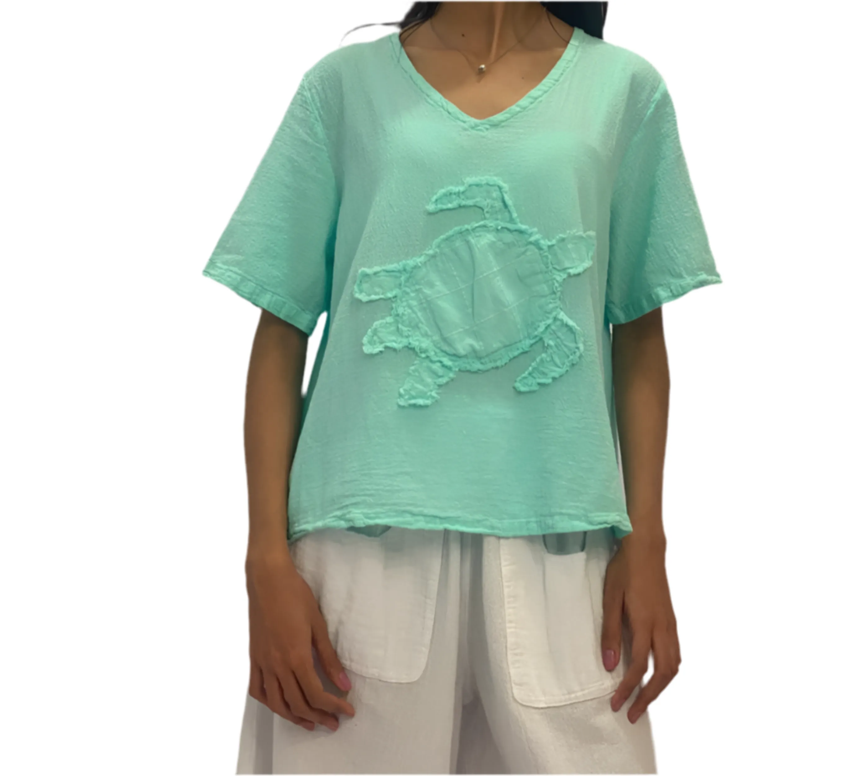 Turtle Top - 100% Cotton Gauze!,Women Wear