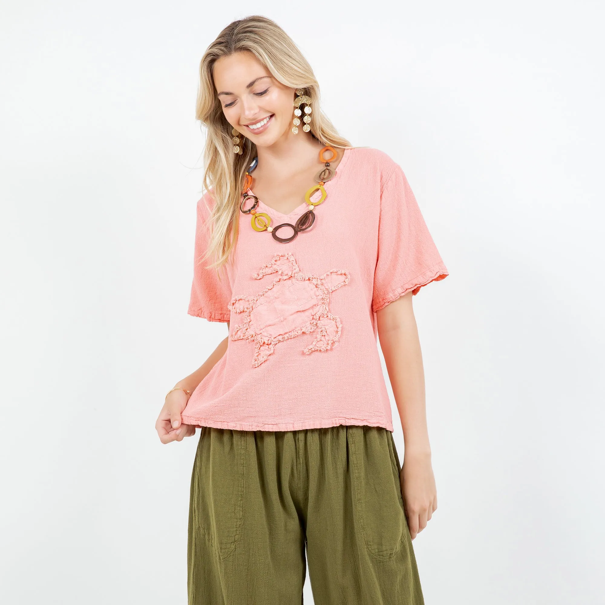 Turtle Top - 100% Cotton Gauze!,Women Wear
