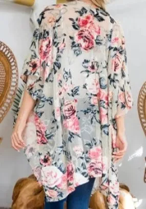 VELVET KIMONO-KM807 : OSFM,Women Wear