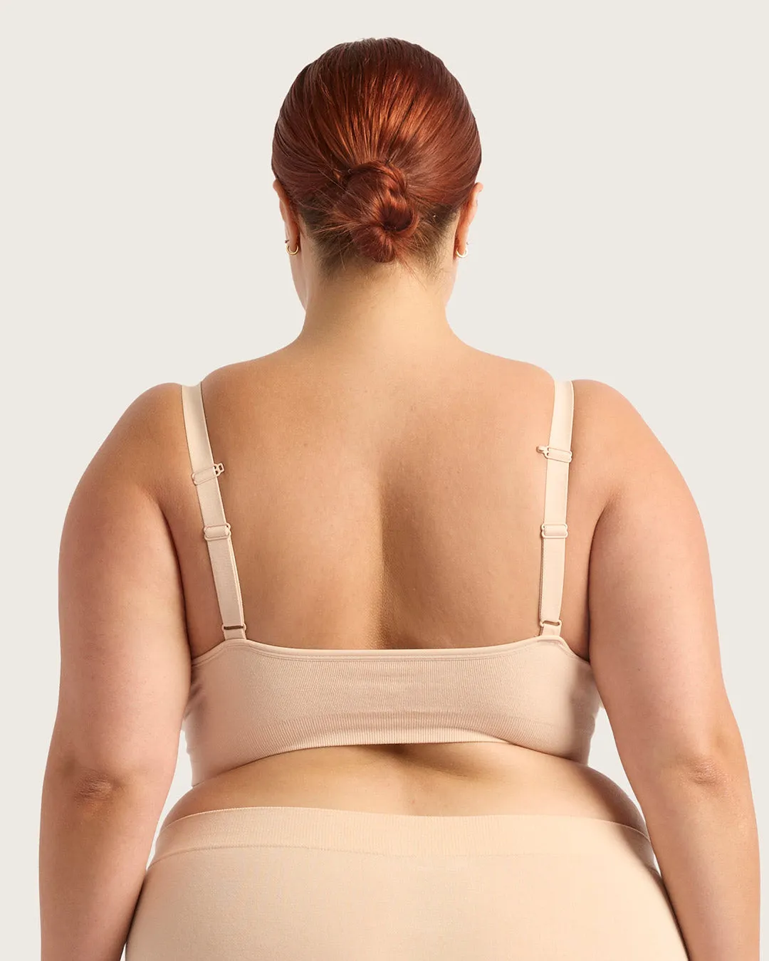 Wireless Full Bust T-Shirt Bra - Shell,Women Wear