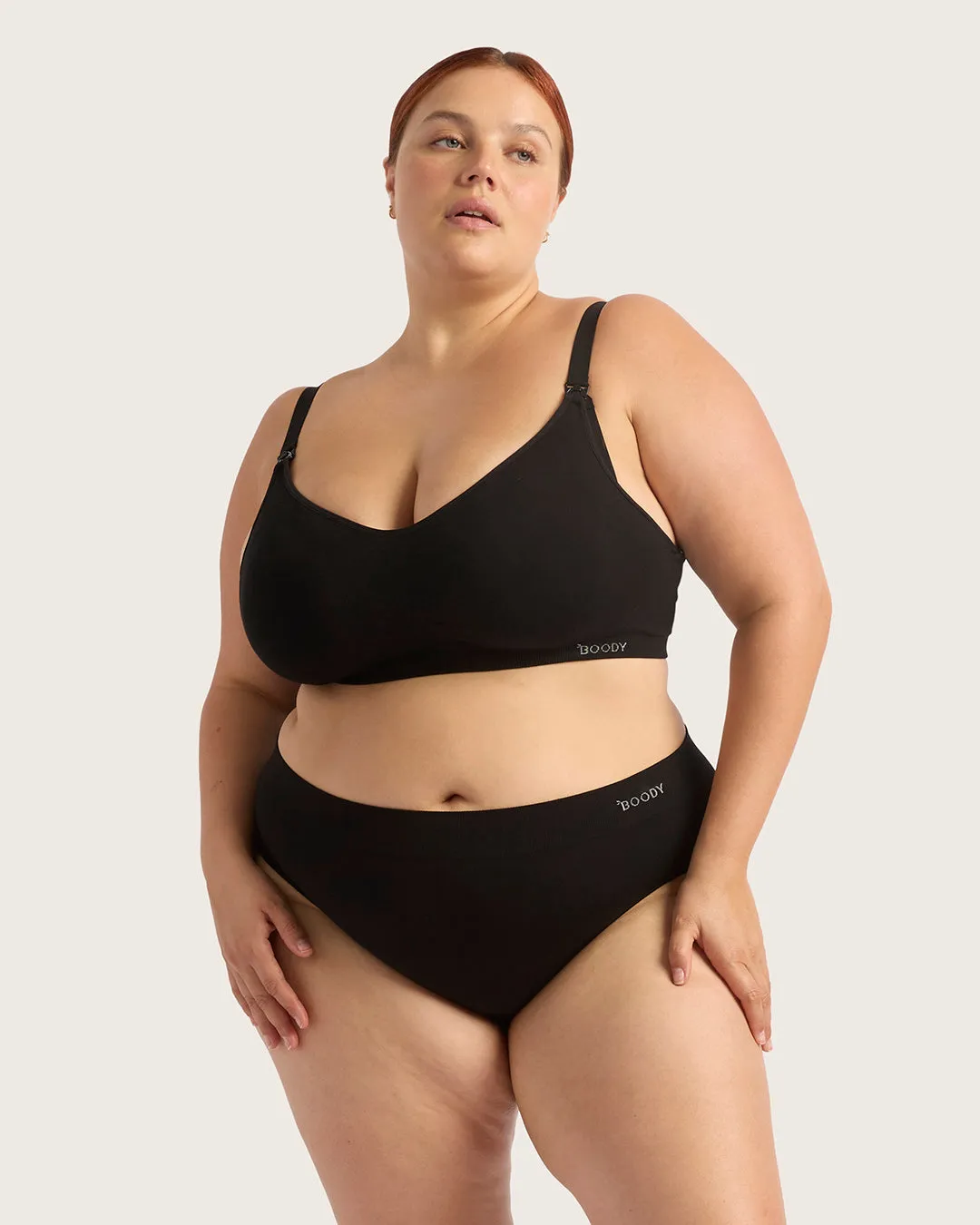 Wireless Maternity Bra - Black,Women Wear