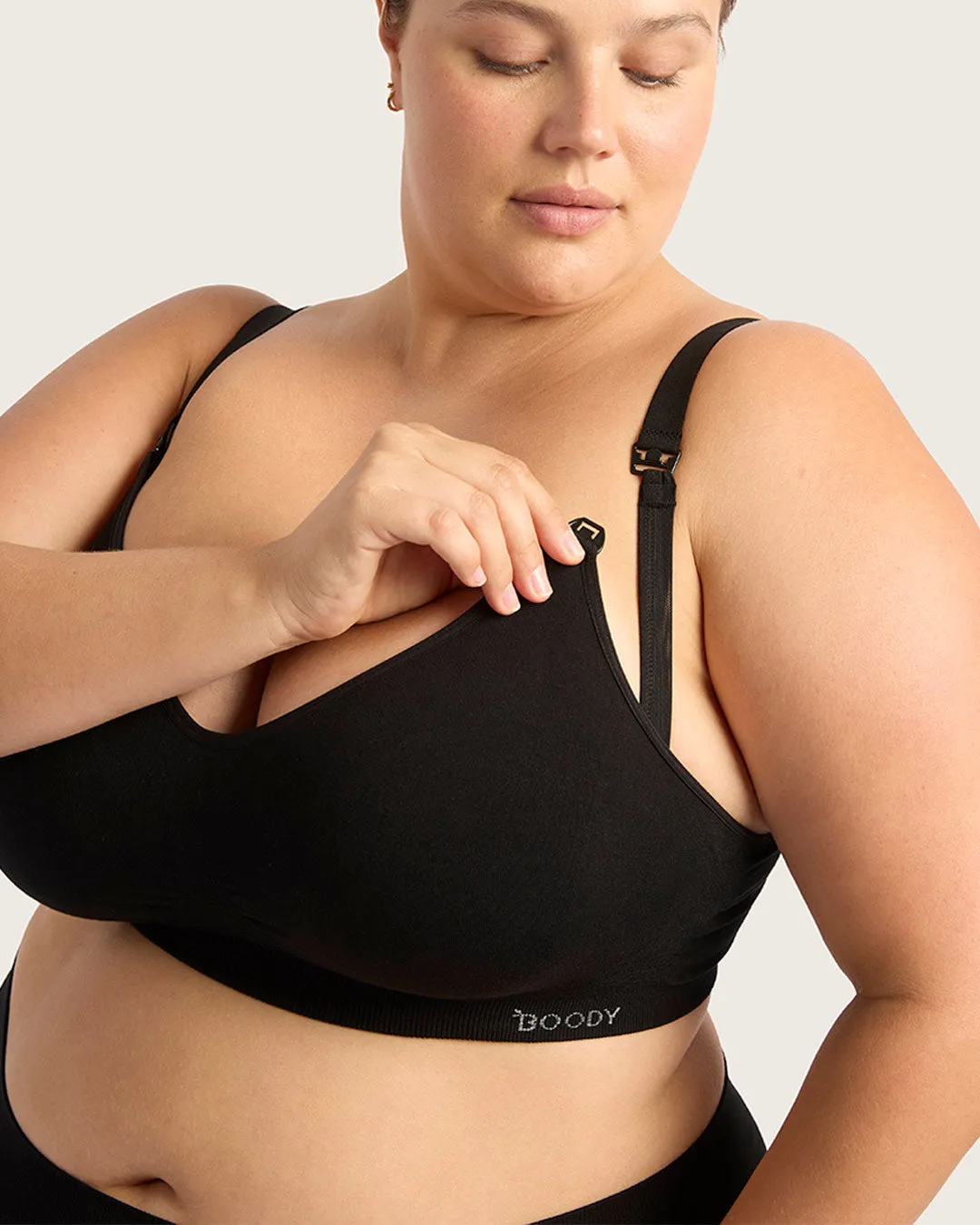Wireless Maternity Bra - Black,Women Wear