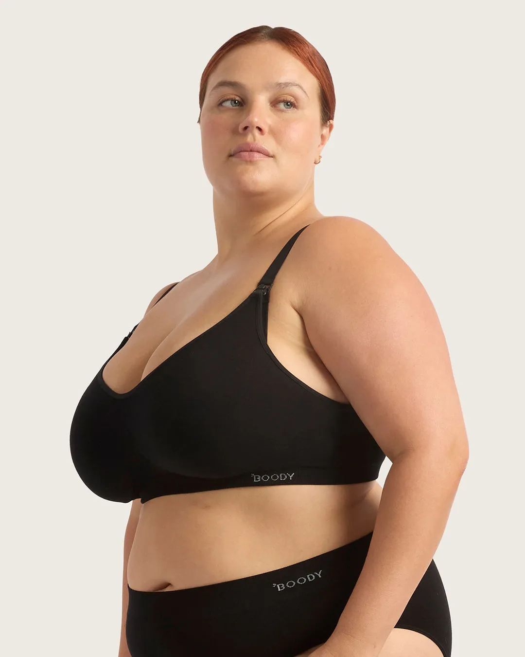 Wireless Maternity Bra - Black,Women Wear