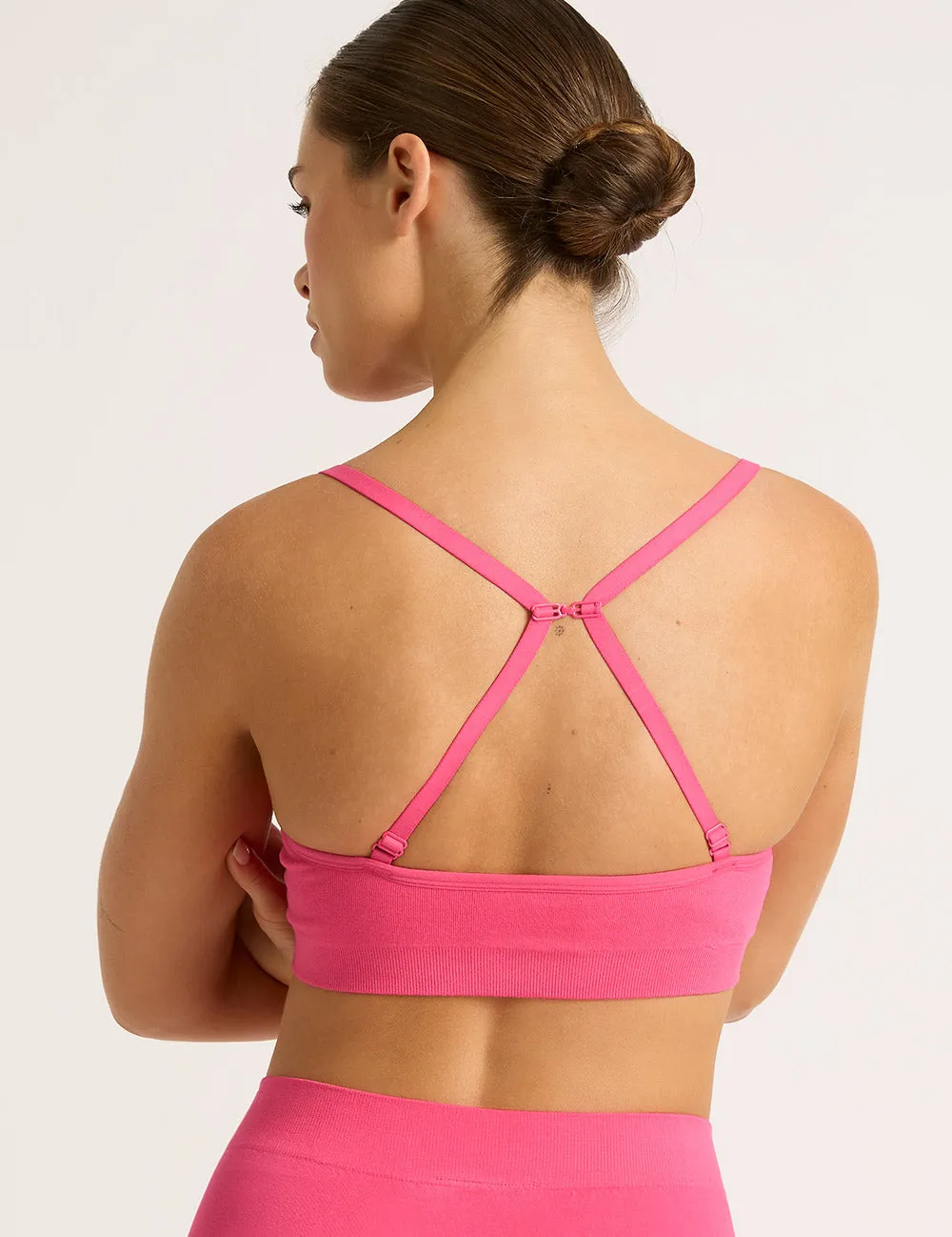Wireless T-Shirt Bra - BCAM Pink,Women Wear
