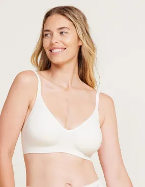 Wireless T-Shirt Bra - White,Women Wear