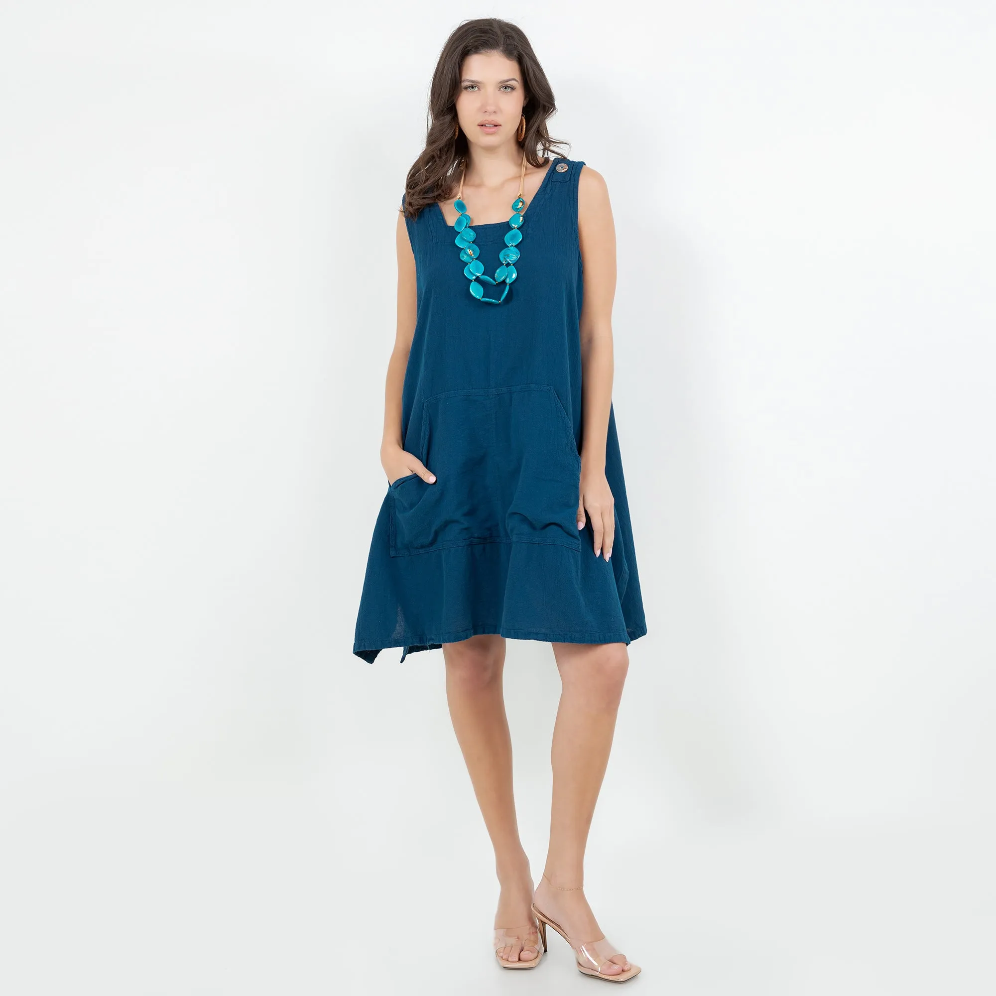 Zizi Tunic with Pocket! 100% Cotton Gauze,Women Wear