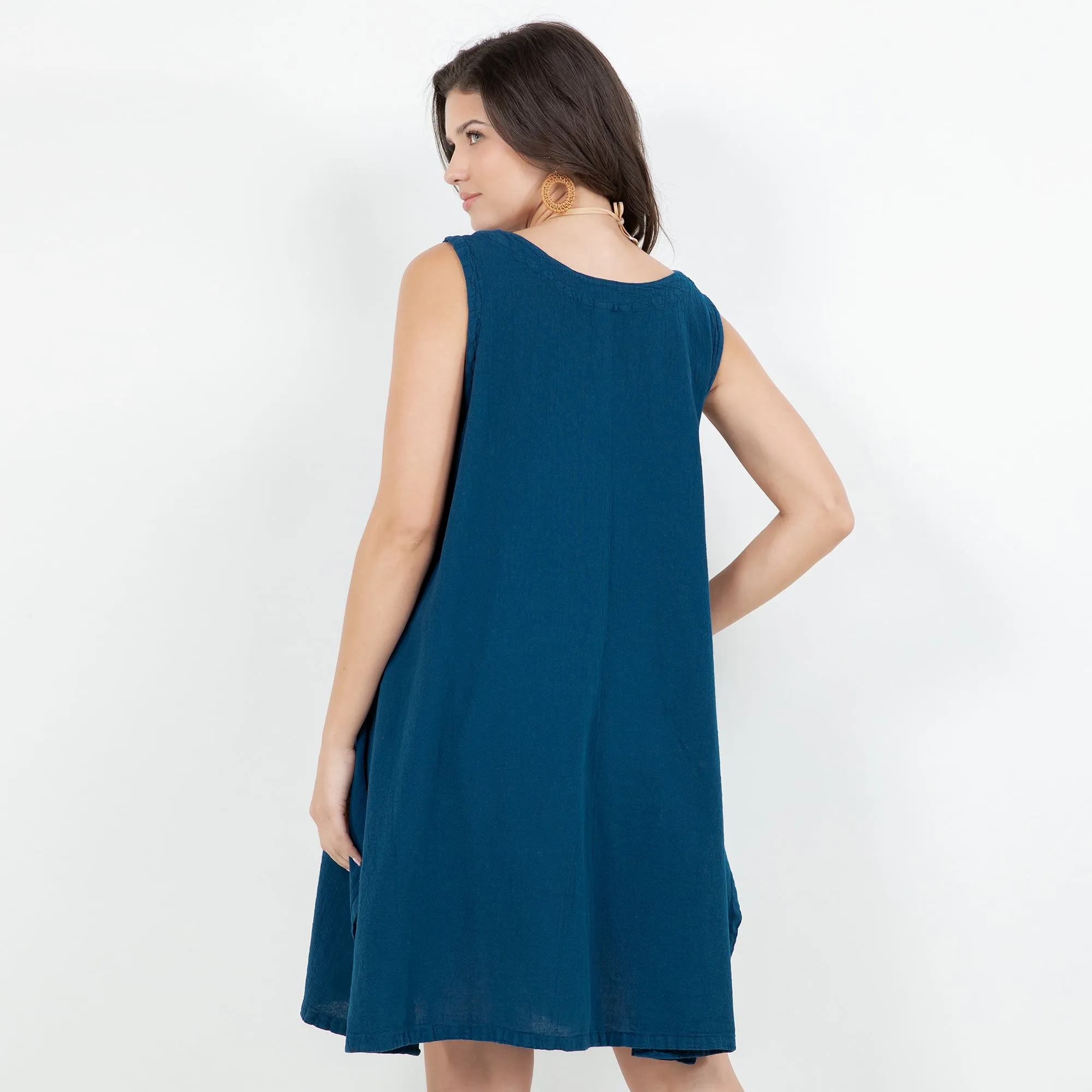 Zizi Tunic with Pocket! 100% Cotton Gauze,Women Wear