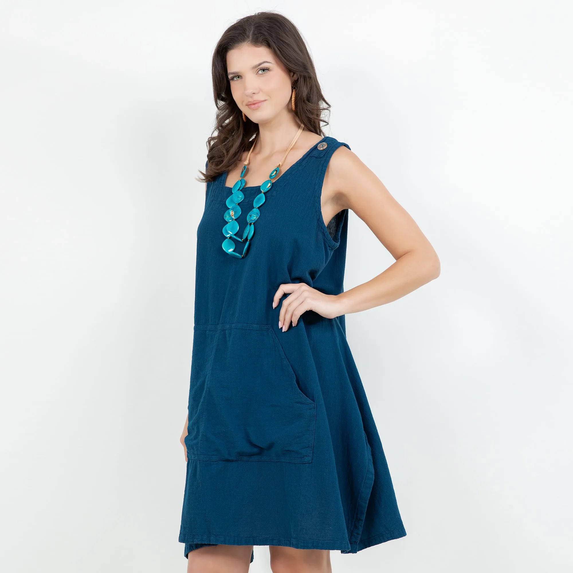 Zizi Tunic with Pocket! 100% Cotton Gauze,Women Wear