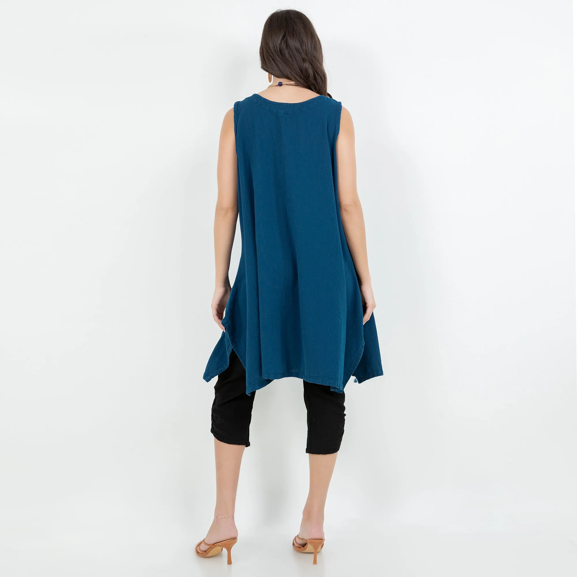 Zizi Tunic with Pocket! 100% Cotton Gauze,Women Wear